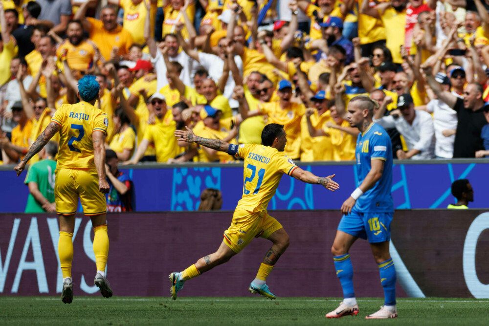 România - Ucraina 3-0, la EURO 2024. Imaginile bucuriei de la victoria ”Generației de Suflet” GALERIE FOTO - Imaginea 10