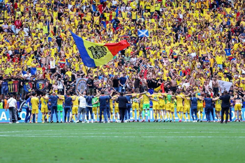 România - Ucraina 3-0, la EURO 2024. Imaginile bucuriei de la victoria ”Generației de Suflet” GALERIE FOTO - Imaginea 25