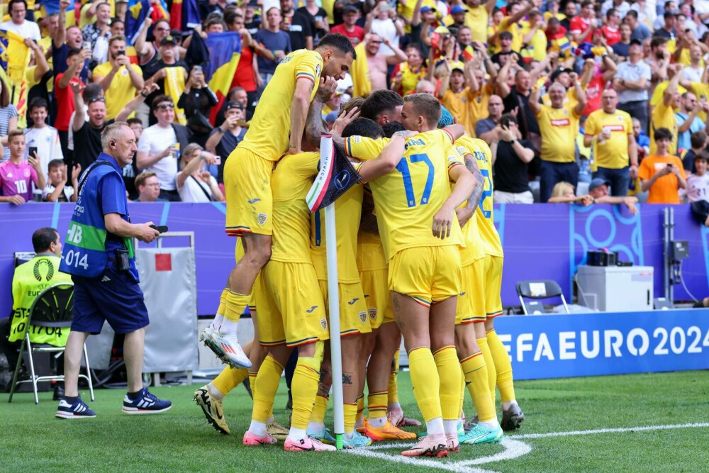 România - Ucraina 3-0, la EURO 2024. Imaginile bucuriei de la victoria ”Generației de Suflet” GALERIE FOTO - Imaginea 27