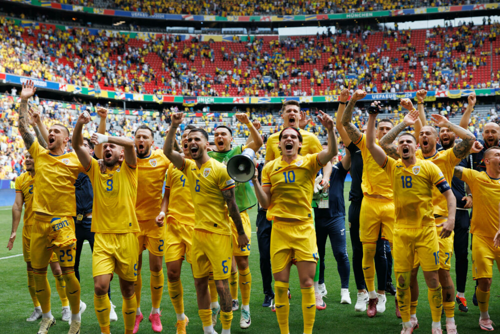 România - Ucraina 3-0, la EURO 2024. Imaginile bucuriei de la victoria ”Generației de Suflet” GALERIE FOTO - Imaginea 32