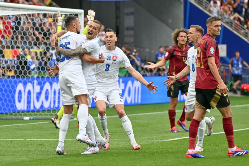 Prima mare surpriză la EURO 2024! Belgia - Slovacia 0-1, după ce Lukaku a avut două goluri anulate - Imaginea 10
