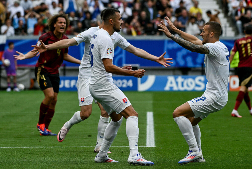Prima mare surpriză la EURO 2024! Belgia - Slovacia 0-1, după ce Lukaku a avut două goluri anulate - Imaginea 13