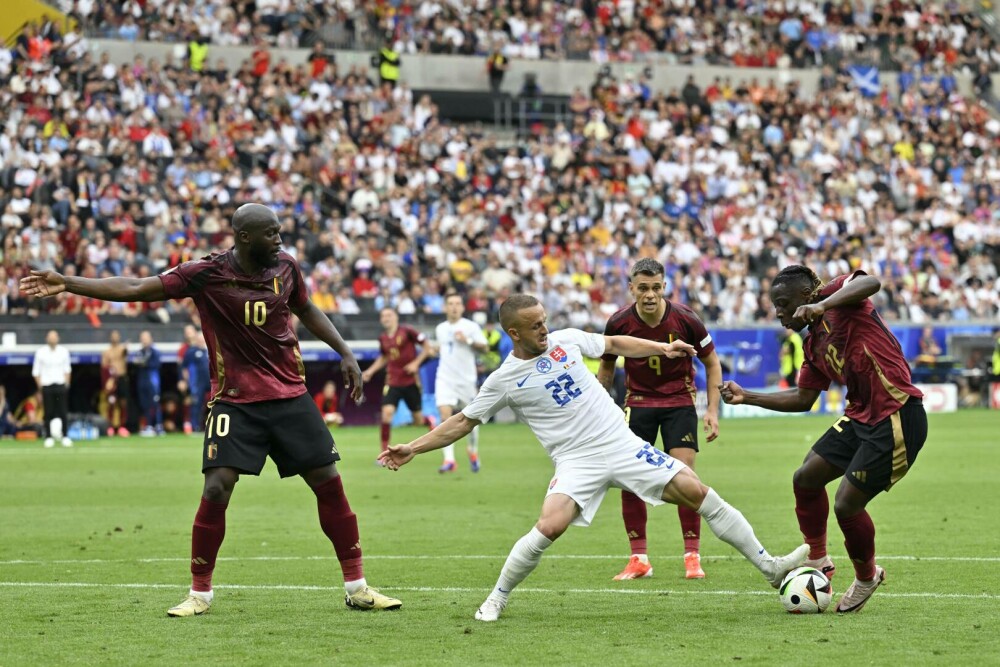 Prima mare surpriză la EURO 2024! Belgia - Slovacia 0-1, după ce Lukaku a avut două goluri anulate - Imaginea 18