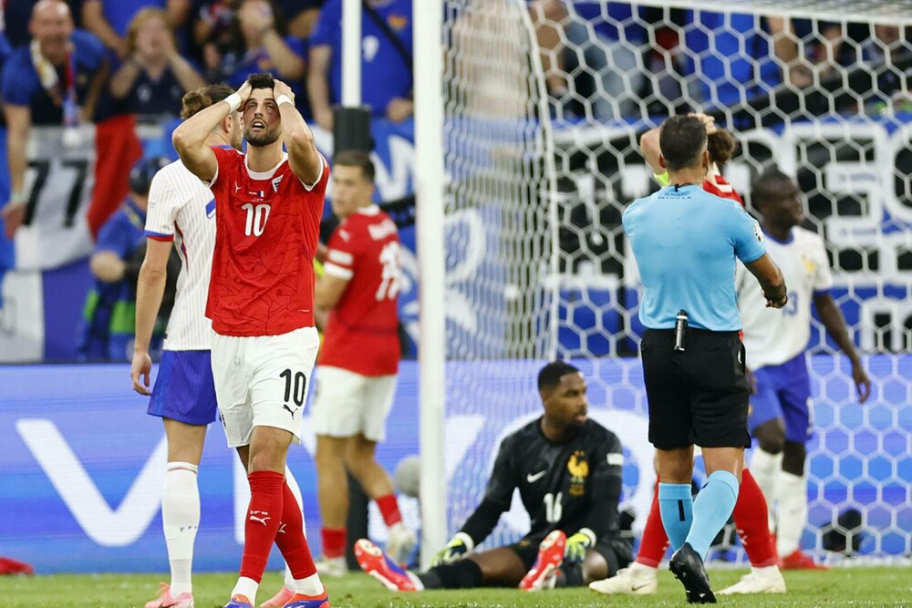 Austria - Franța 0-1, la EURO 2024. Les Bleus câștigă fără să înscrie GALERIE FOTO - Imaginea 18
