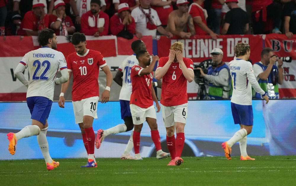 Austria - Franța 0-1, la EURO 2024. Les Bleus câștigă fără să înscrie GALERIE FOTO - Imaginea 19