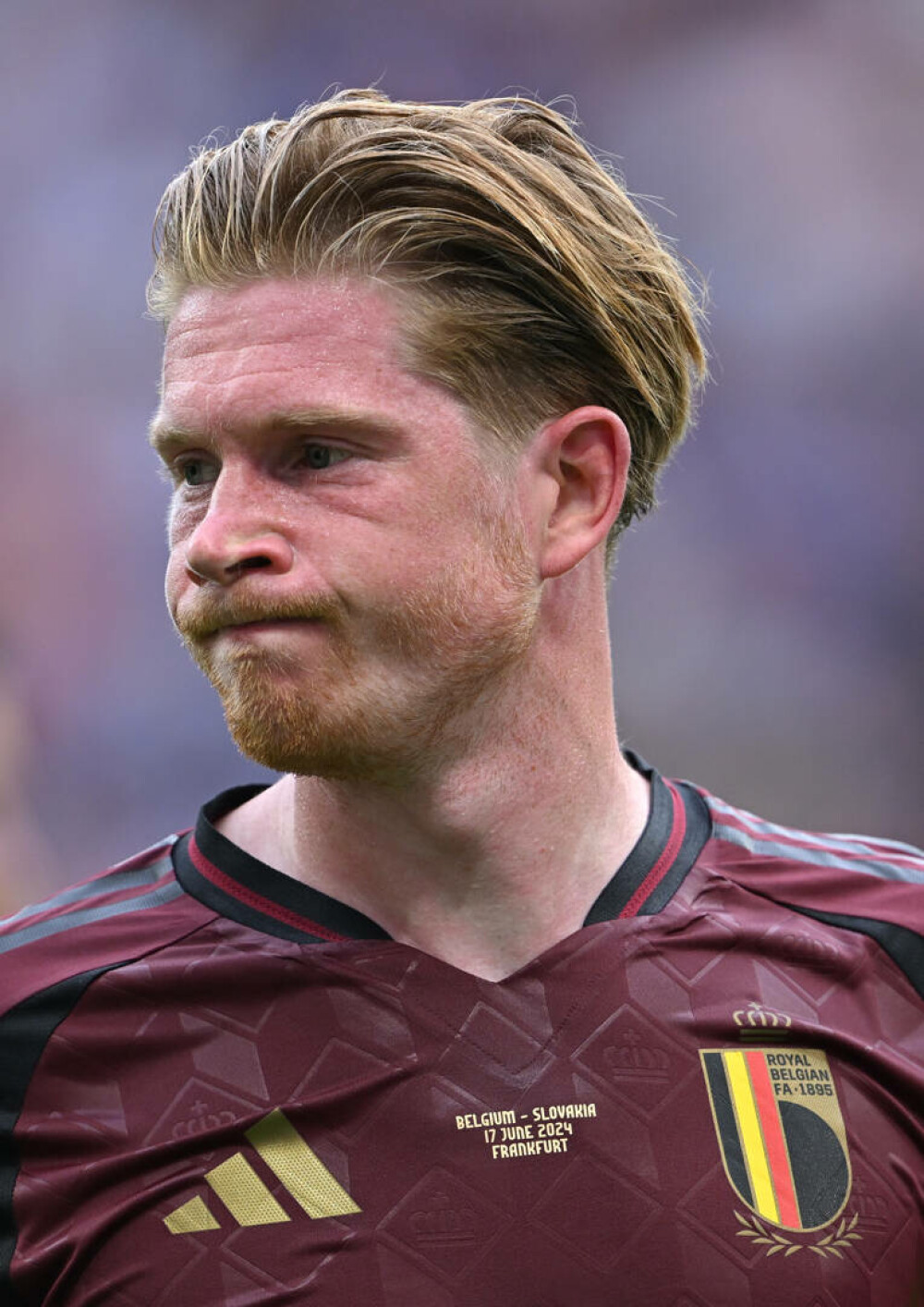 Fotbalistul Kevin De Bruyne şi-a consolat copiii în lacrimi după înfrângerea în faţa Slovaciei - Imaginea 1