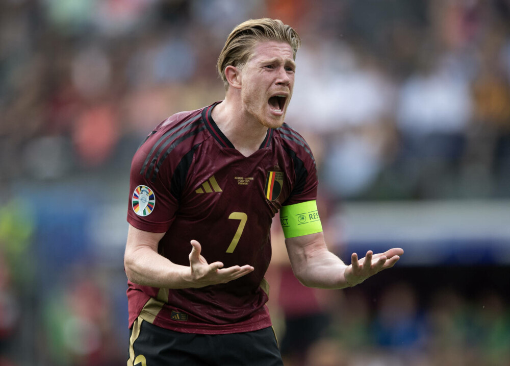 Fotbalistul Kevin De Bruyne şi-a consolat copiii în lacrimi după înfrângerea în faţa Slovaciei - Imaginea 4