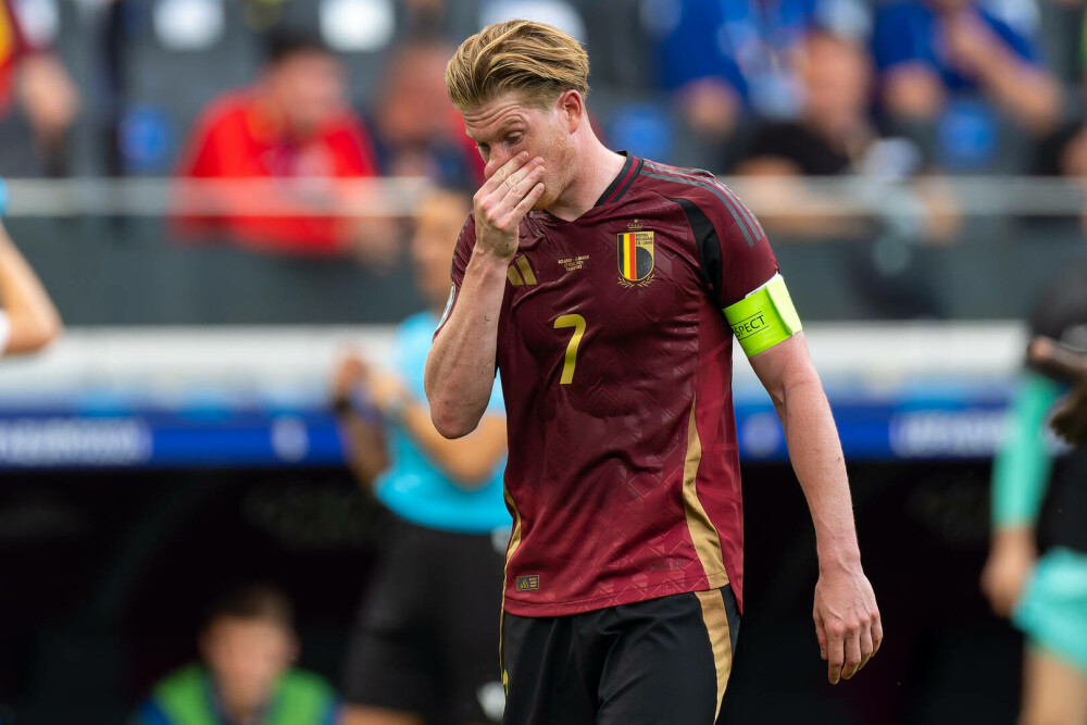 Fotbalistul Kevin De Bruyne şi-a consolat copiii în lacrimi după înfrângerea în faţa Slovaciei - Imaginea 10