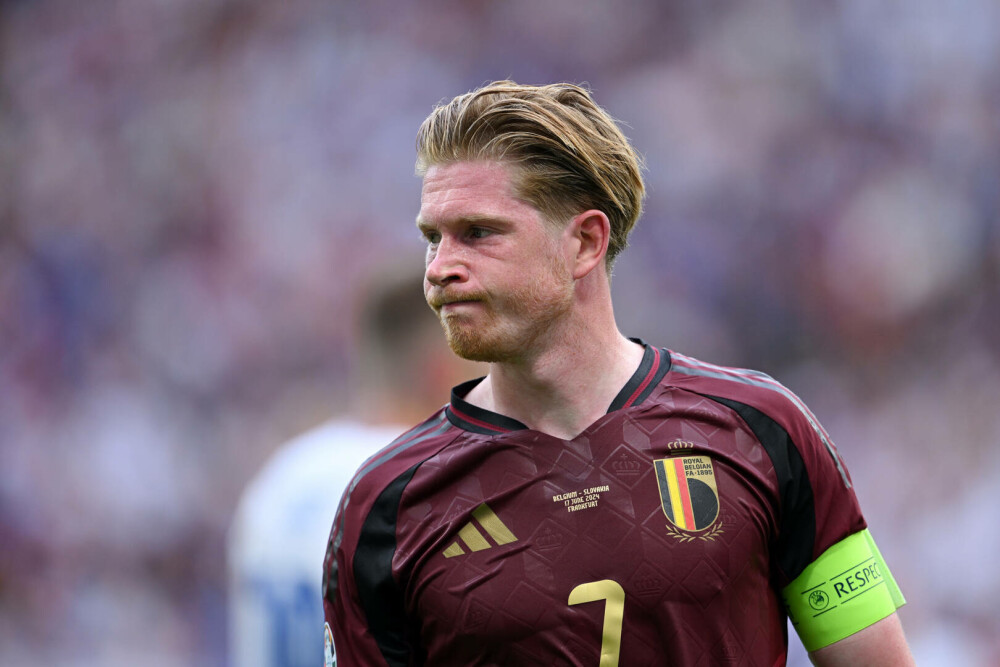 Fotbalistul Kevin De Bruyne şi-a consolat copiii în lacrimi după înfrângerea în faţa Slovaciei - Imaginea 13