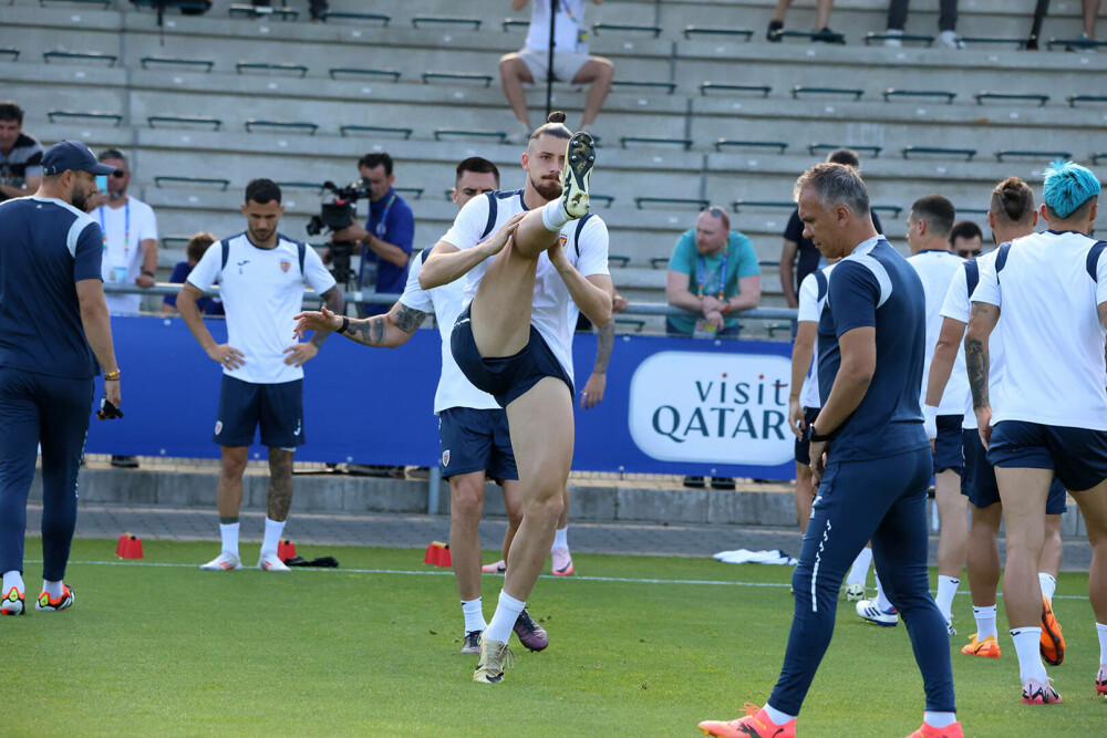 România s-a antrenat la Frankfurt, dar nu pe stadionul care va găzdui meciul cu Slovacia. Veste cruntă pentru 