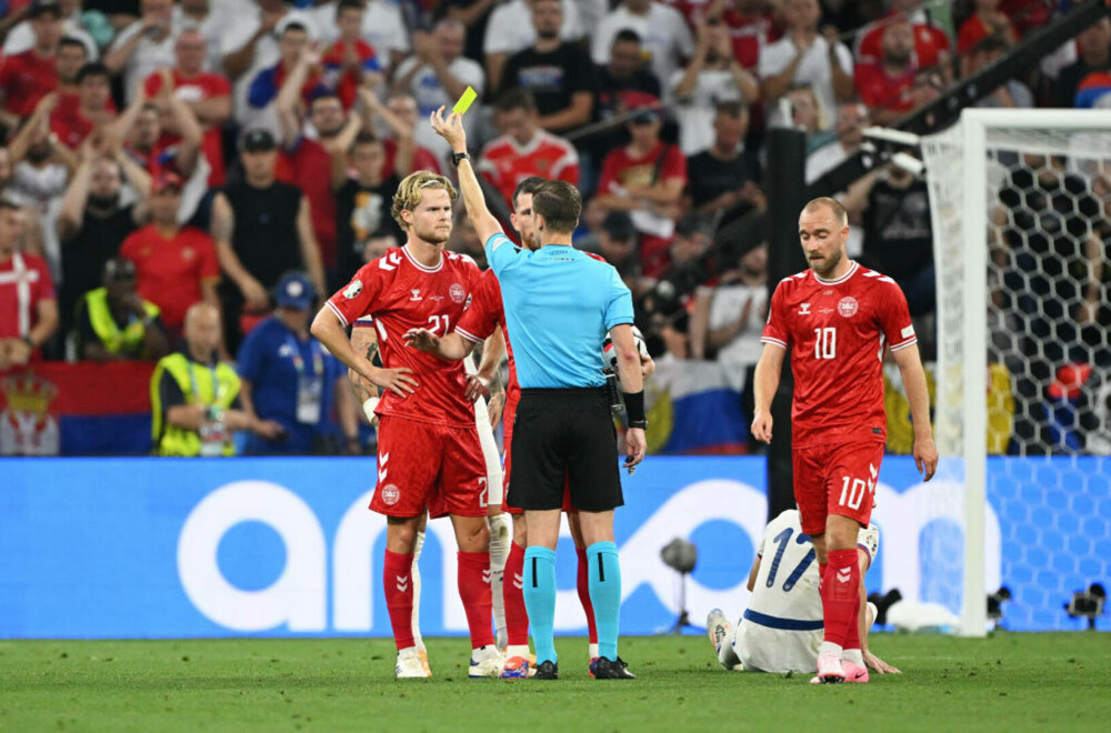 Danemarca - Serbia 0-0, în Grupa C de la EURO 2024. Nordicii sunt în 