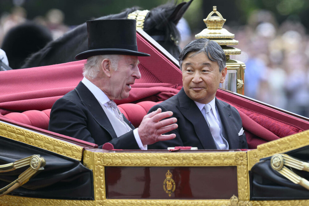 Ce a mâncat împăratul Naruhito la banchetul oferit de Regele Charles. Protocol royal cu James Bond și Pokemon GALERIE FOTO - Imaginea 19