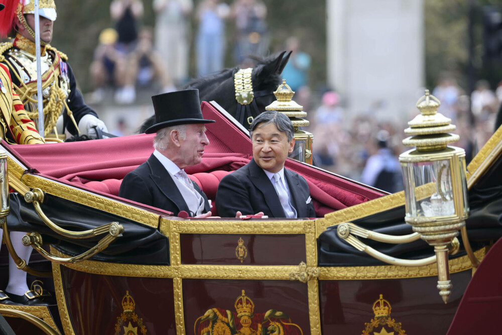 Ce a mâncat împăratul Naruhito la banchetul oferit de Regele Charles. Protocol royal cu James Bond și Pokemon GALERIE FOTO - Imaginea 20