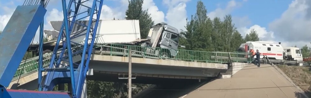 Explozii la podurile de la granița dintre Rusia și Ucraina, cu o zi înainte de negocierile de pace de la Istanbul: FOTO - Imaginea 3