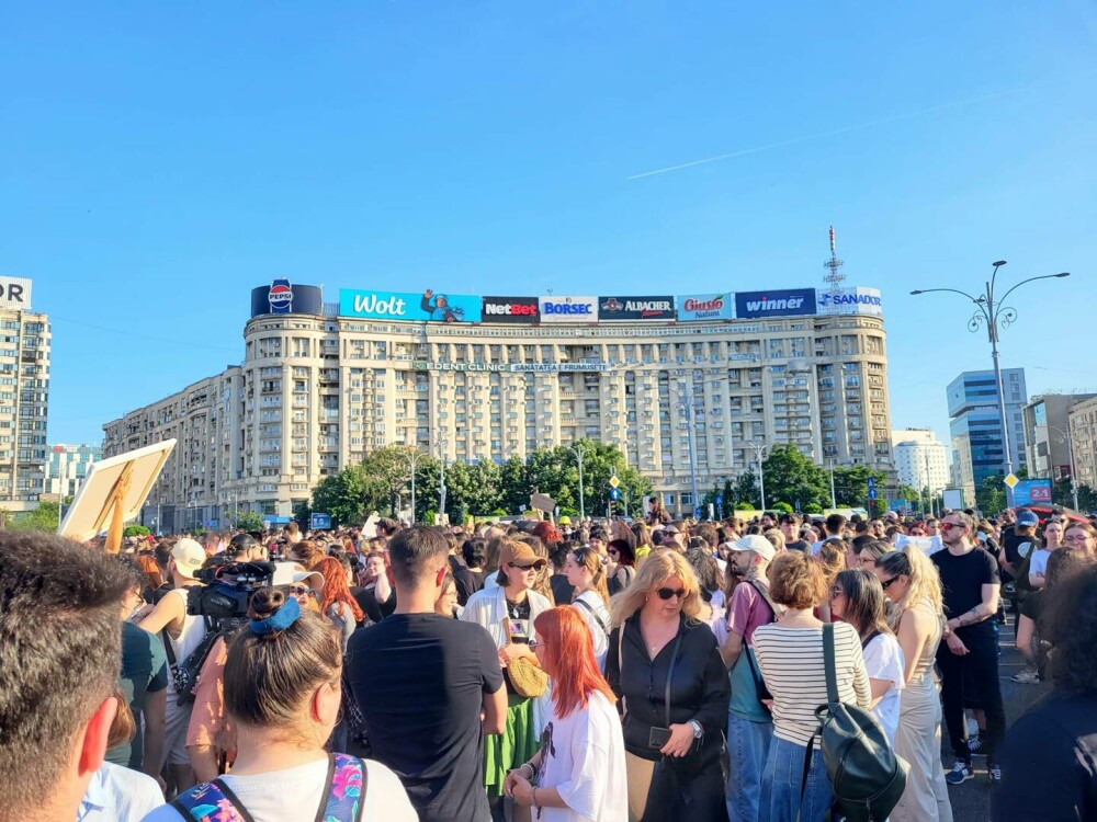 Protest la Guvern, după crima din Cosmopolis. Femicidul, cerut ca infracțiune distinctă în Codul Penal. „Ne-am săturat” - Imaginea 4