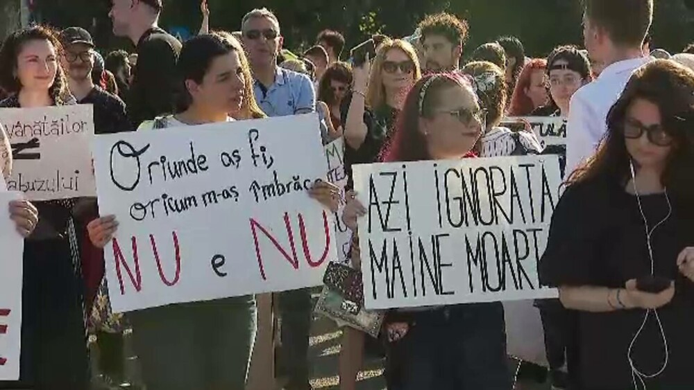 Protest la Guvern, după crima din Cosmopolis. Femicidul, cerut ca infracțiune distinctă în Codul Penal. „Ne-am săturat” - Imaginea 8