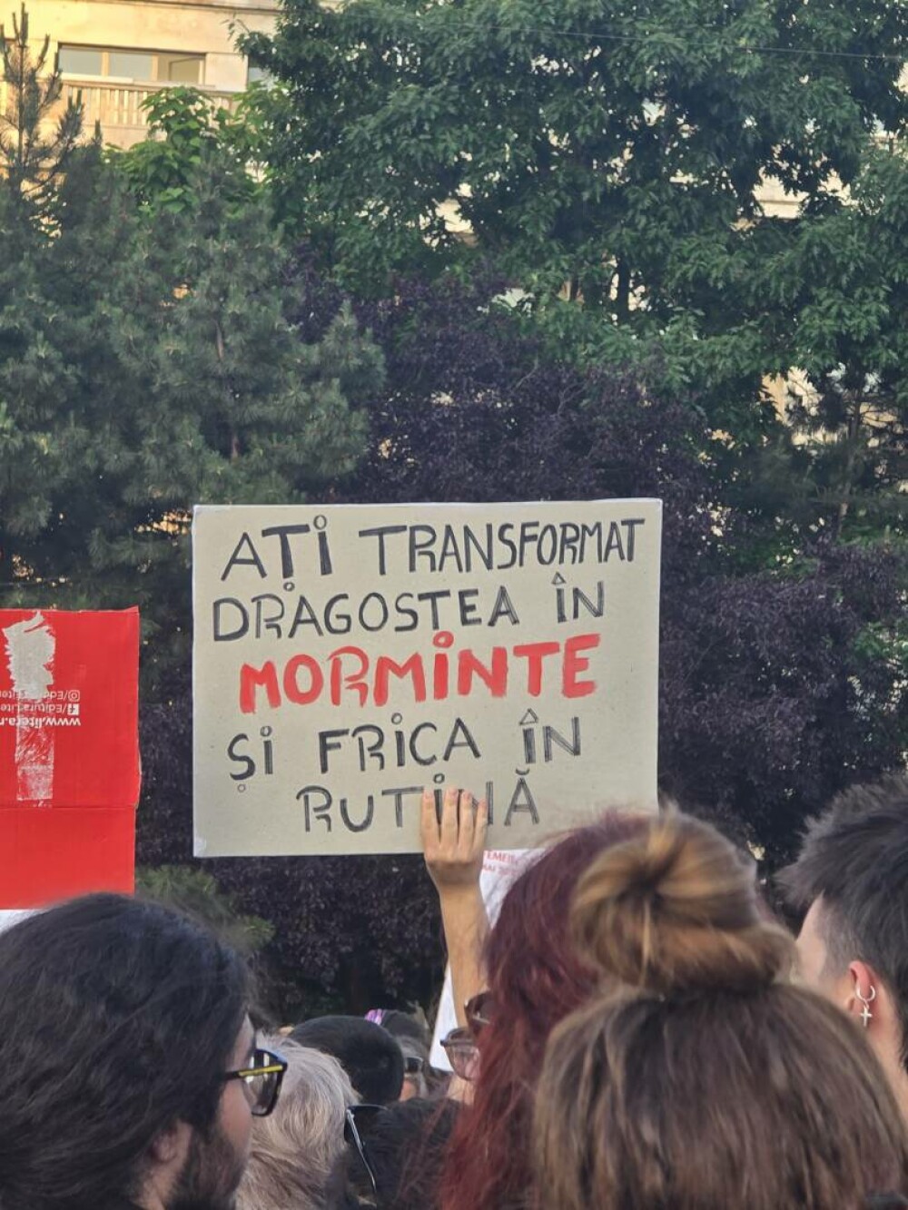Protest la Guvern, după crima din Cosmopolis. Femicidul, cerut ca infracțiune distinctă în Codul Penal. „Ne-am săturat” - Imaginea 14