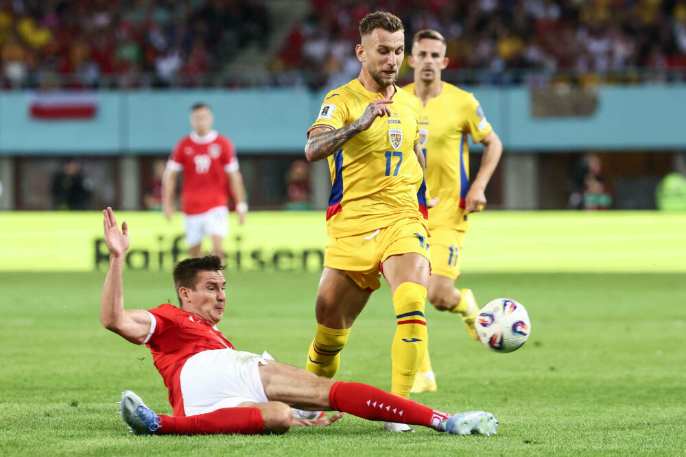 Preliminariile CM 2026: Austria-România 2-1. Meci slab și șanse mici pentru o calificare directă | GALERIE FOTO - Imaginea 5