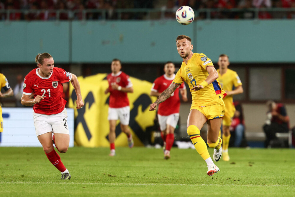 Preliminariile CM 2026: Austria-România 2-1. Meci slab și șanse mici pentru o calificare directă | GALERIE FOTO - Imaginea 6