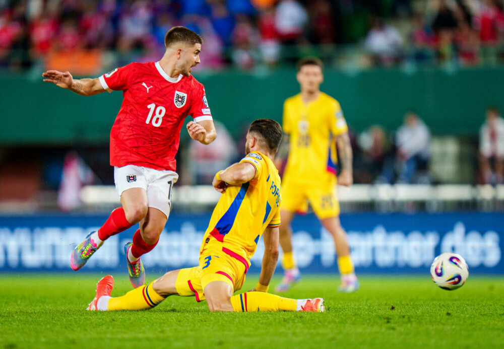 Preliminariile CM 2026: Austria-România 2-1. Meci slab și șanse mici pentru o calificare directă | GALERIE FOTO - Imaginea 14