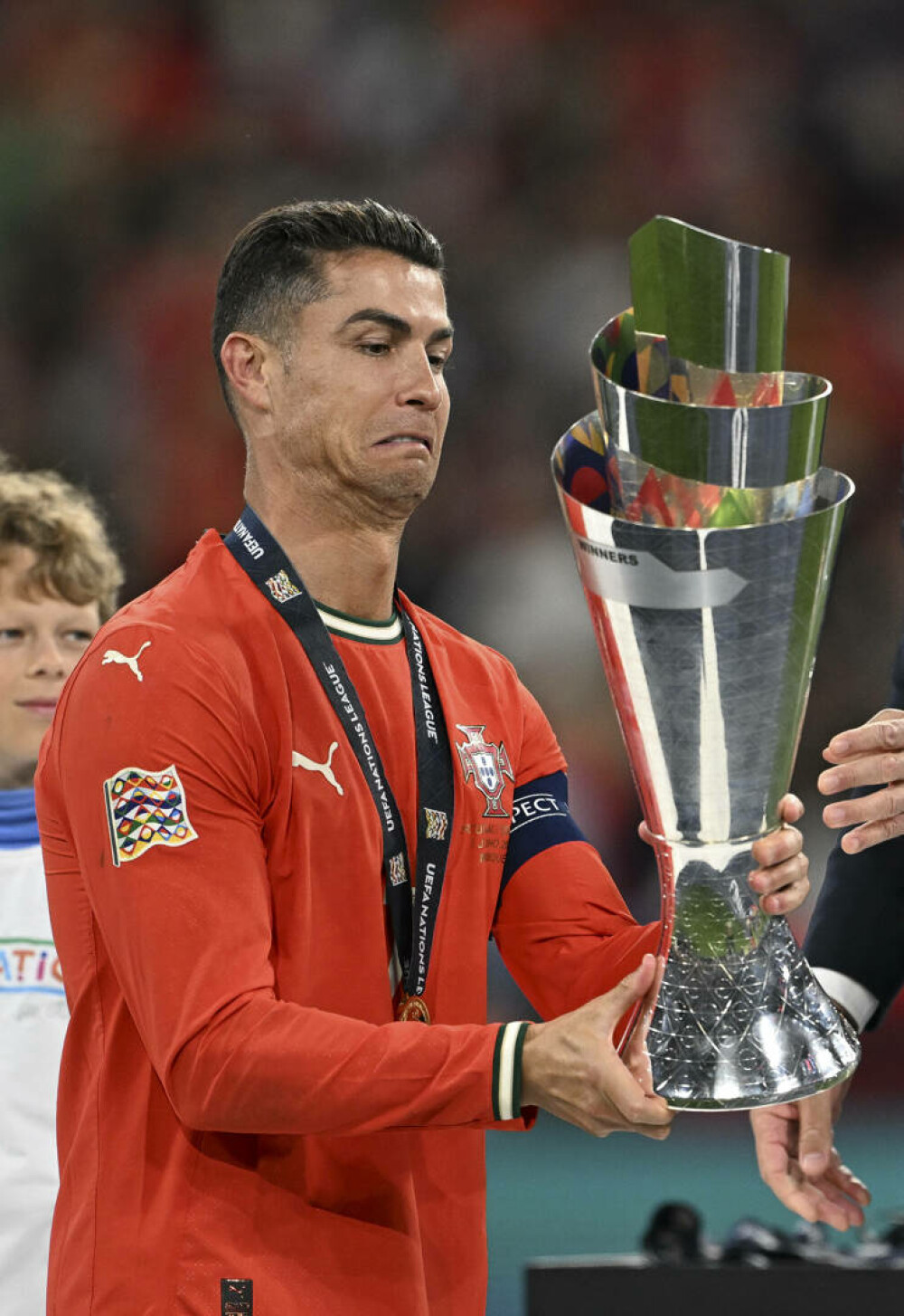 Portugalia a câştigat Liga Naţiunilor învingând Spania la lovituri de departajare. Cristiano Ronaldo a ridicat trofeul. FOTO - Imaginea 2