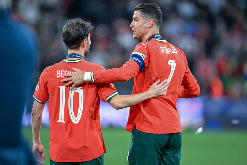 Portugalia a câştigat Liga Naţiunilor învingând Spania la lovituri de departajare. Cristiano Ronaldo a ridicat trofeul. FOTO - Imaginea 15