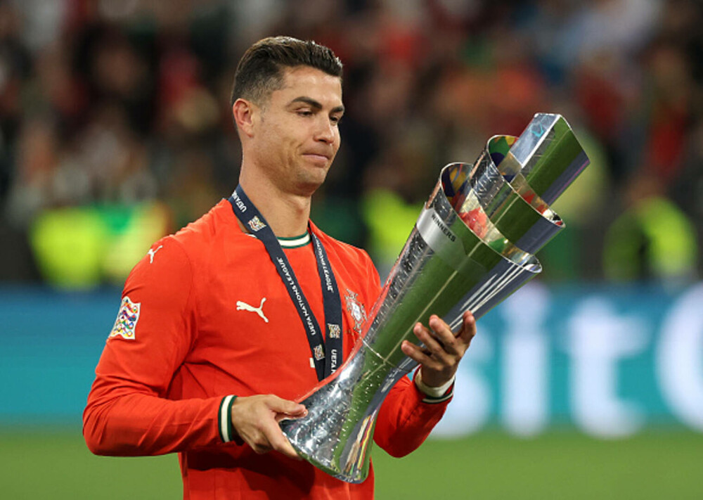Reacția virală a lui Cristiano Ronaldo după câştigarea Ligii Naţiunilor: „Nimic nu este mai bun