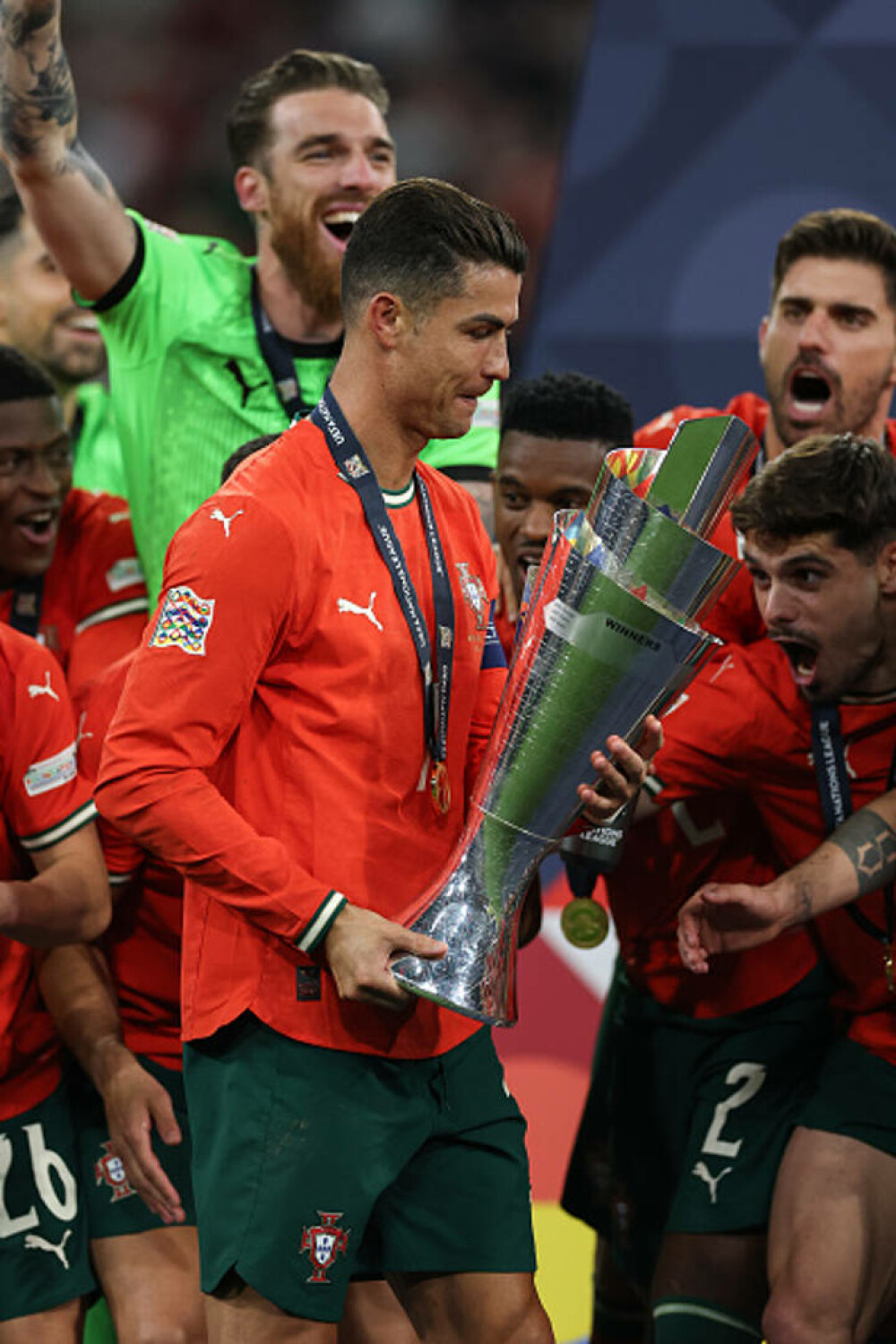 Reacția virală a lui Cristiano Ronaldo după câştigarea Ligii Naţiunilor: „Nimic nu este mai bun