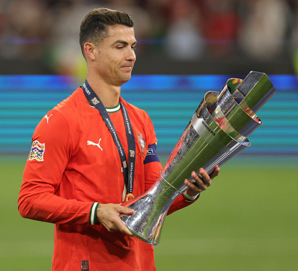 Reacția virală a lui Cristiano Ronaldo după câştigarea Ligii Naţiunilor: „Nimic nu este mai bun