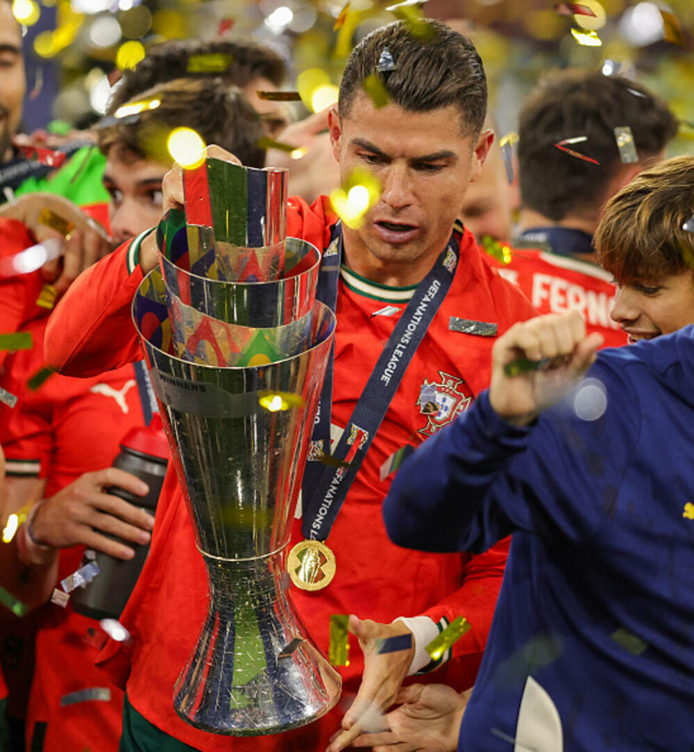 Reacția virală a lui Cristiano Ronaldo după câştigarea Ligii Naţiunilor: „Nimic nu este mai bun