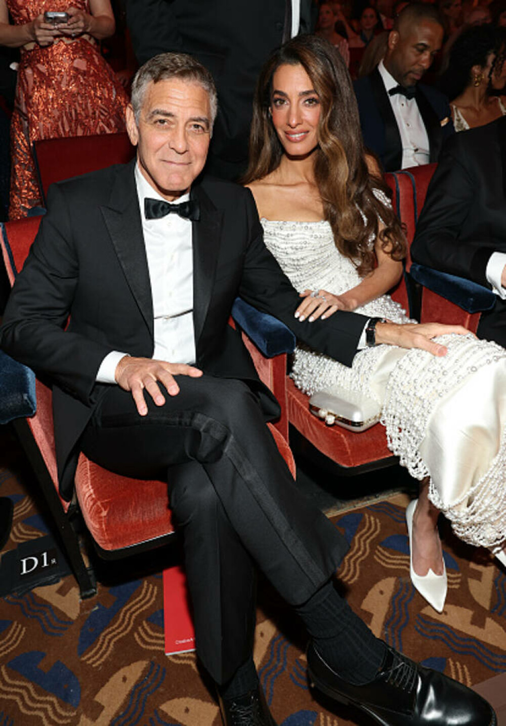 George Clooney și soția sa, apariție plină de eleganță pe covorul roșu. Gestul romantic pe care l-au făcut în fața camerelor - Imaginea 14