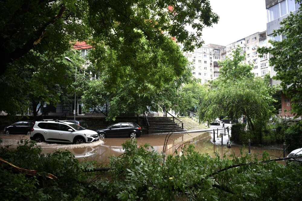 ISUBIF: Aproape 600 de intervenţii în Bucureşti şi Ilfov în urma furtunii de luni. GALERIE FOTO - Imaginea 12