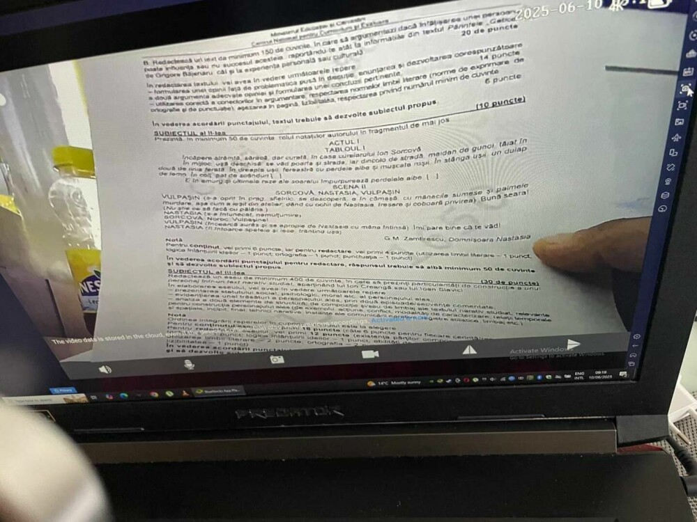 Subiecte și bareme BAC 2025, Limba Română. Ce a picat la subiectul al III-lea și care erau răspunsurile corecte - Imaginea 4