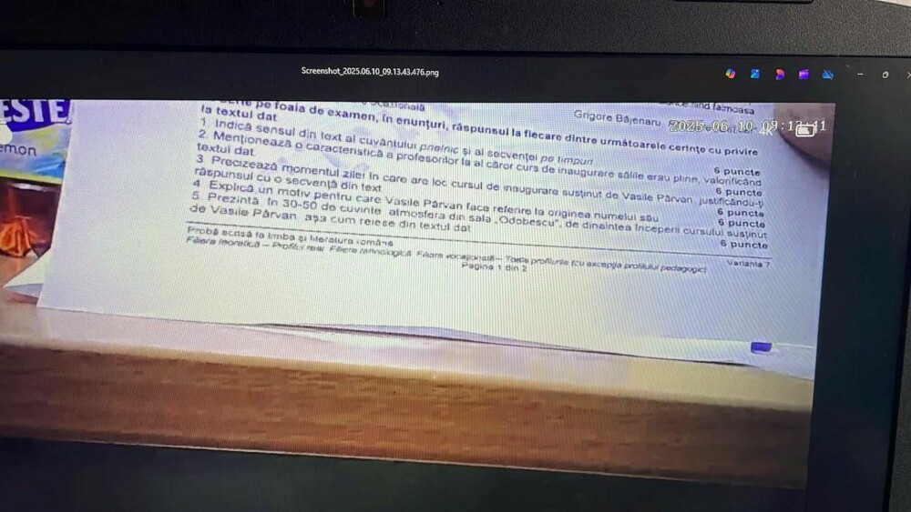 Subiecte și bareme BAC 2025, Limba Română. Ce a picat la subiectul al III-lea și care erau răspunsurile corecte - Imaginea 5