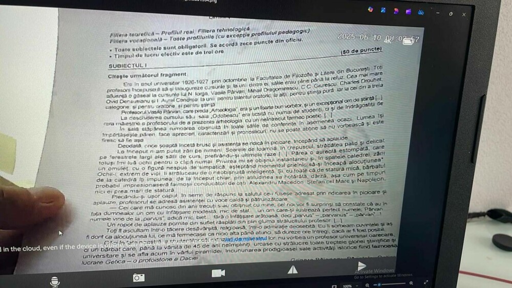 Subiecte și bareme BAC 2025, Limba Română. Ce a picat la subiectul al III-lea și care erau răspunsurile corecte - Imaginea 7
