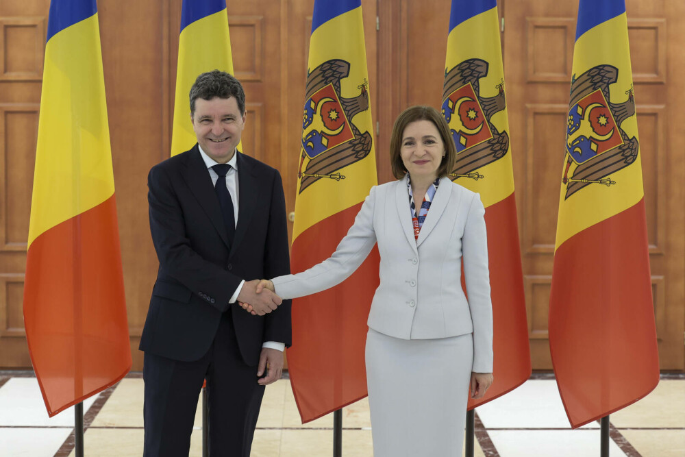 Prima vizită externă a lui Nicușor Dan: România sprijină aderarea Republicii Moldova la UE - Imaginea 1