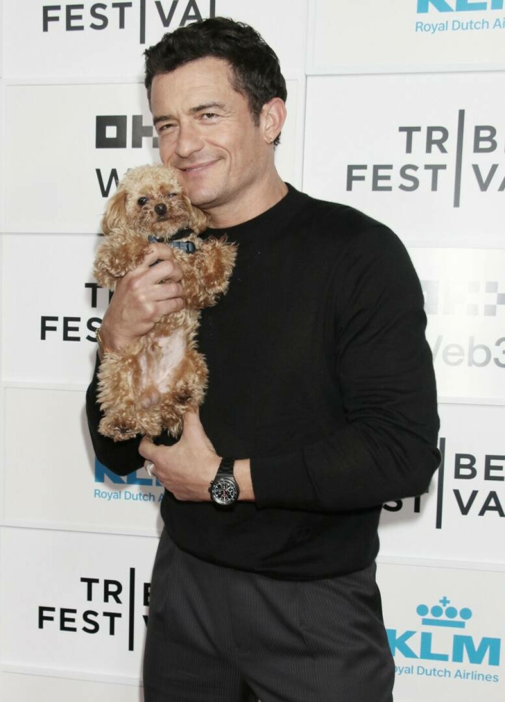 Orlando Bloom a atras din nou toate privirile. Cum a apărut alături de câinele său pe covorul roșu. GALERIE FOTO - Imaginea 3