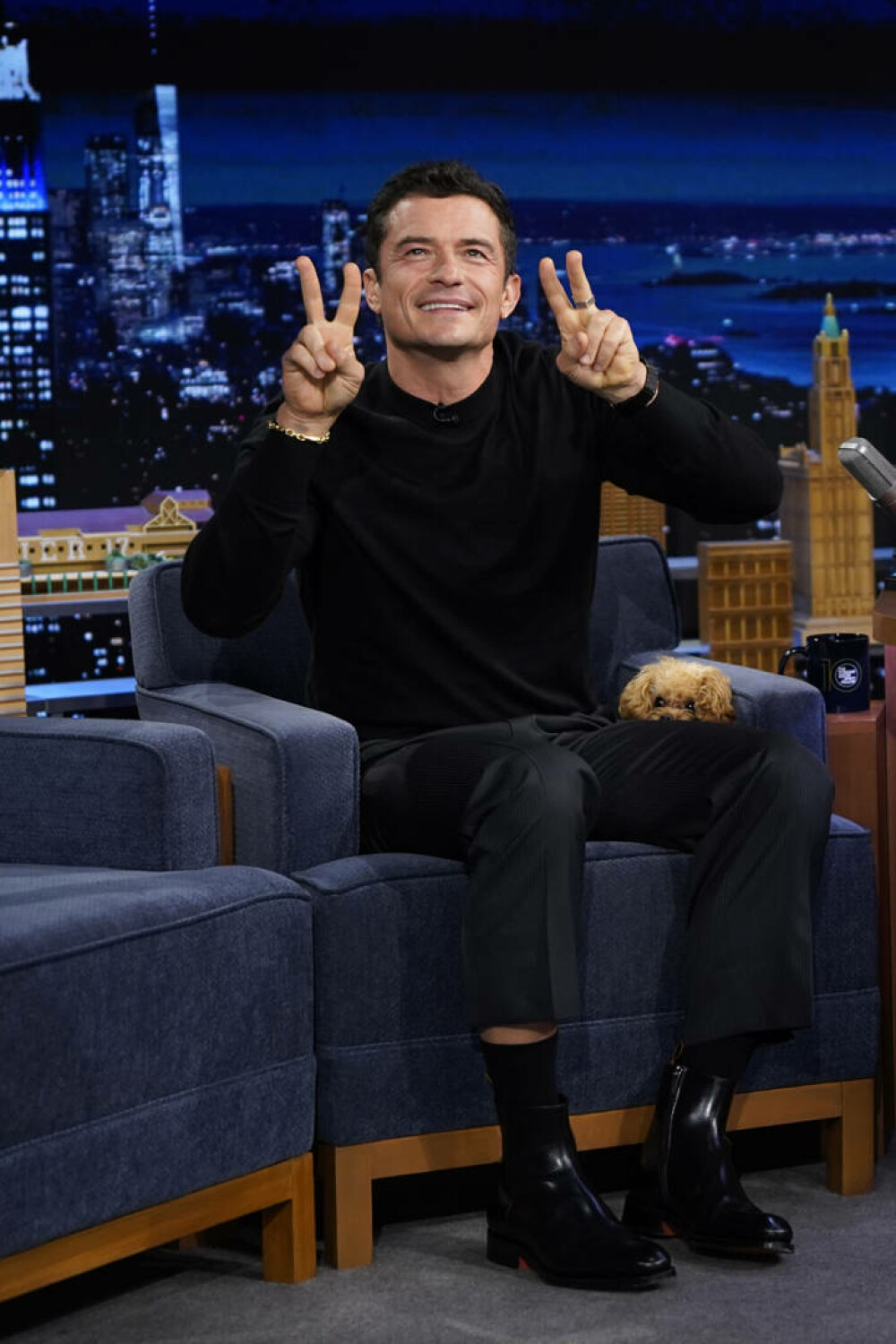 Orlando Bloom a atras din nou toate privirile. Cum a apărut alături de câinele său pe covorul roșu. GALERIE FOTO - Imaginea 14