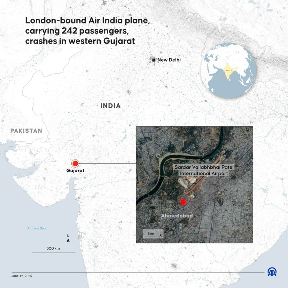 Tragedie aviatică în India: Bilanțul se apropie de 300 de morți. A fost găsit un singur supraviețuitor - Imaginea 6