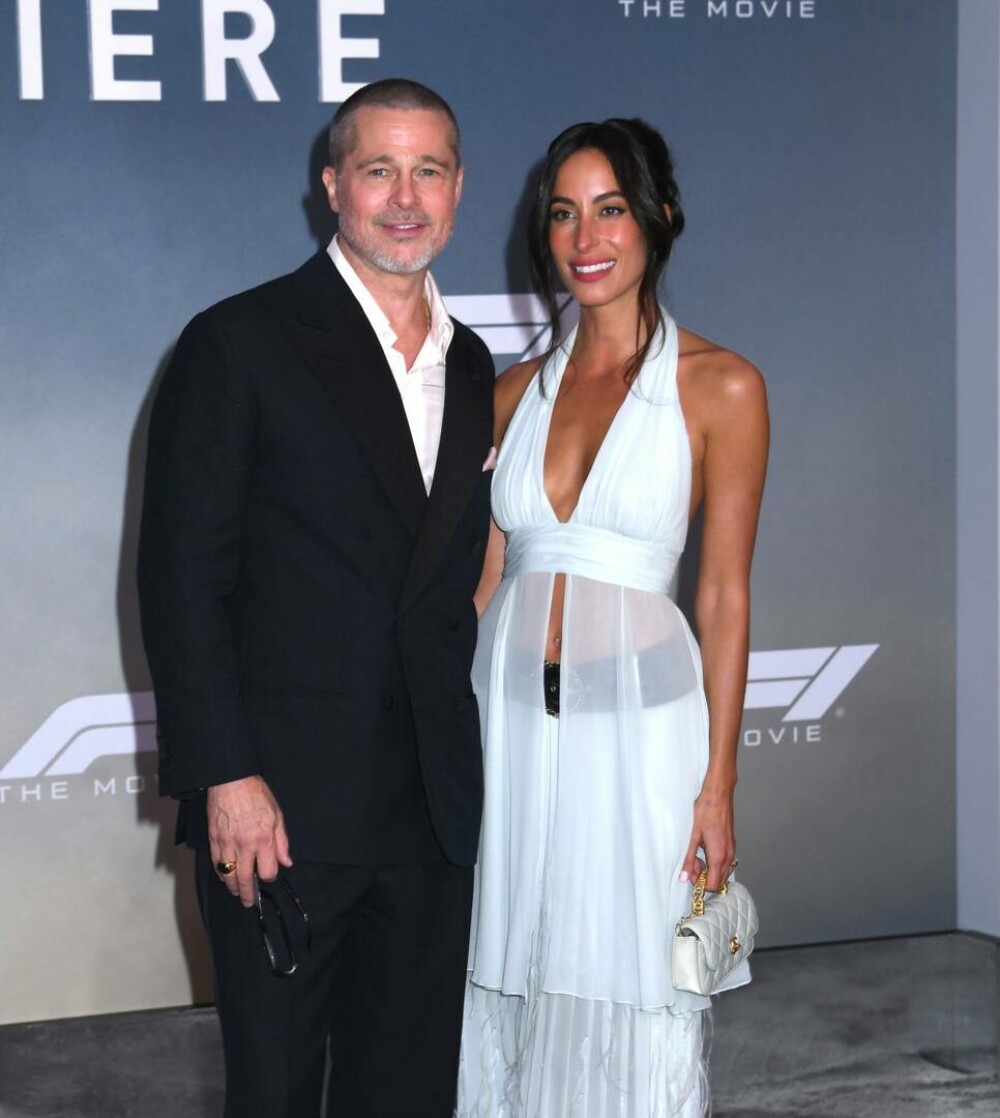 Brad Pitt și Ines de Ramon, apariție rară pe covorul roșu. Cum au fost surprinși la premiera filmului F1. FOTO - Imaginea 23
