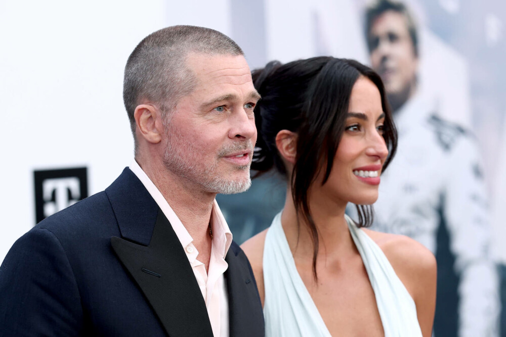 Brad Pitt și Ines de Ramon, apariție rară pe covorul roșu. Cum au fost surprinși la premiera filmului F1. FOTO - Imaginea 31
