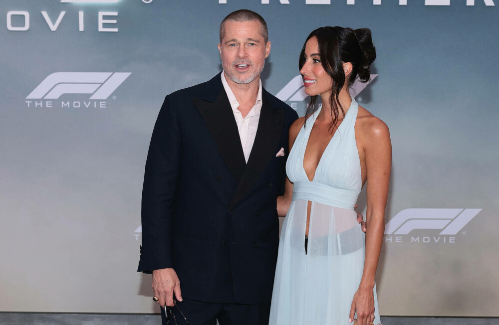 Brad Pitt și Ines de Ramon, apariție rară pe covorul roșu. Cum au fost surprinși la premiera filmului F1. FOTO - Imaginea 38