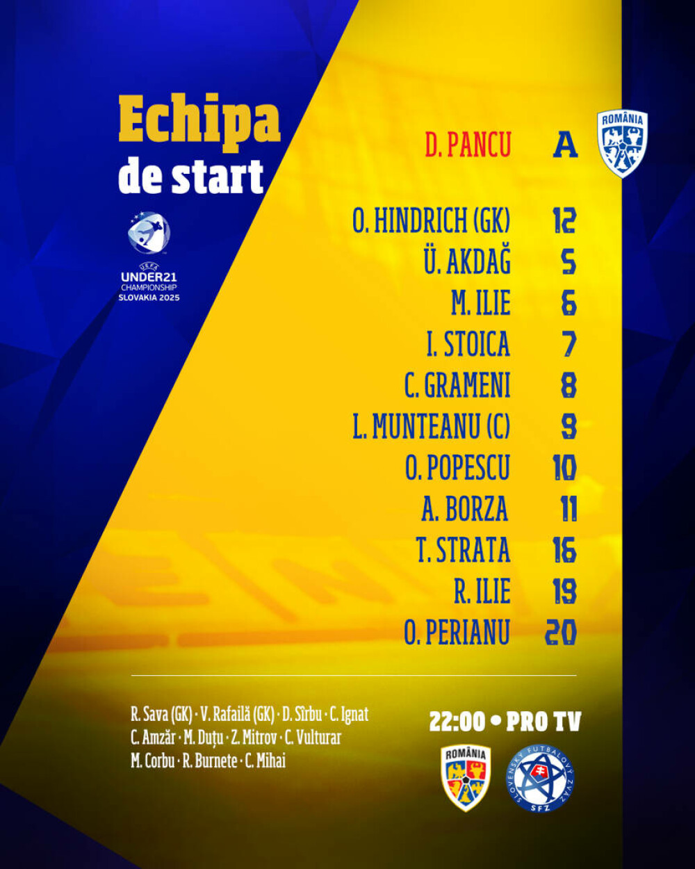 România - Slovacia 1-2. ”Tricolorii mici” au pierdut și ultimul meci jucat la EURO U21 - Imaginea 6