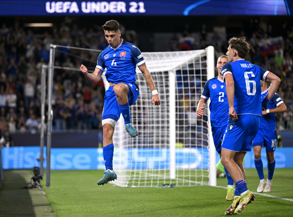 România - Slovacia 1-2. ”Tricolorii mici” au pierdut și ultimul meci jucat la EURO U21 - Imaginea 13