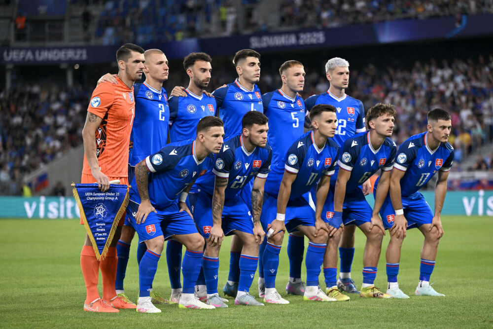 România - Slovacia 1-2. ”Tricolorii mici” au pierdut și ultimul meci jucat la EURO U21 - Imaginea 15