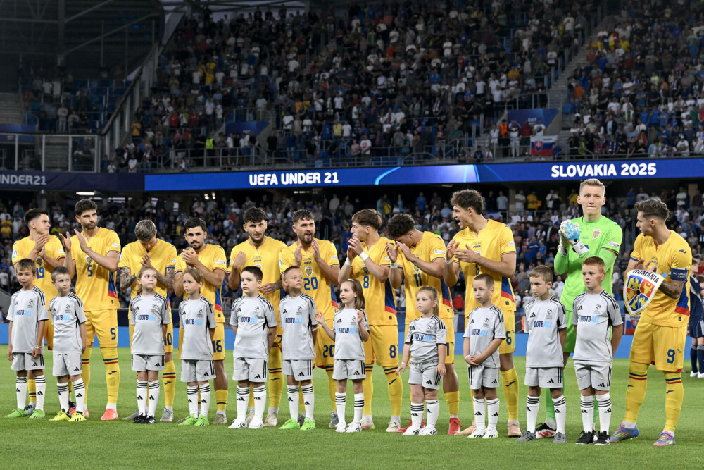 România - Slovacia 1-2. ”Tricolorii mici” au pierdut și ultimul meci jucat la EURO U21 - Imaginea 23