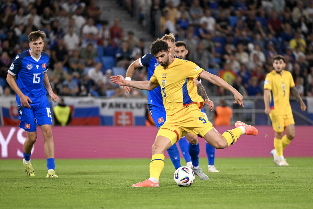 România - Slovacia 1-2. ”Tricolorii mici” au pierdut și ultimul meci jucat la EURO U21 - Imaginea 26