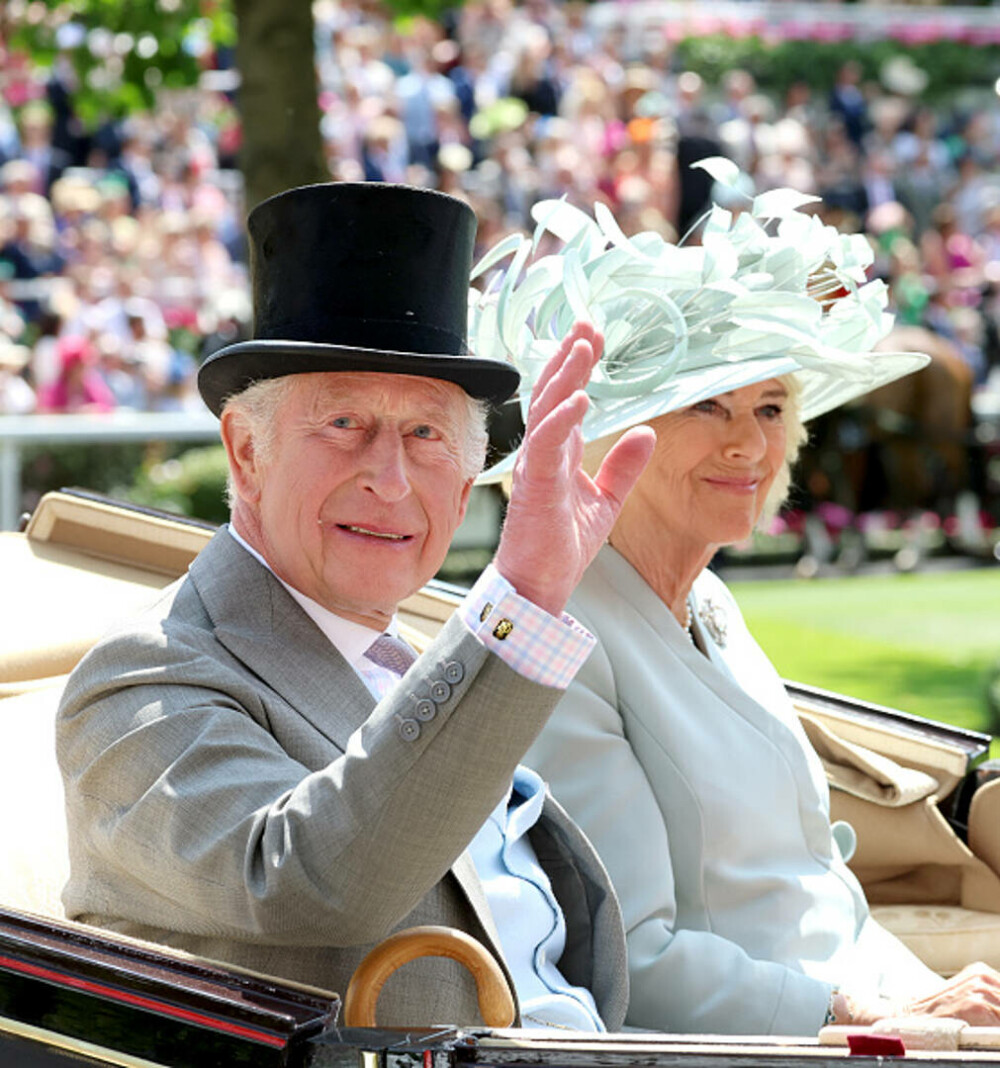 Regina Camilla, ținute pline de eleganță la Royal Ascot 2025. Moment de agitație în prima zi a evenimentului. GALERIE FOTO - Imaginea 3