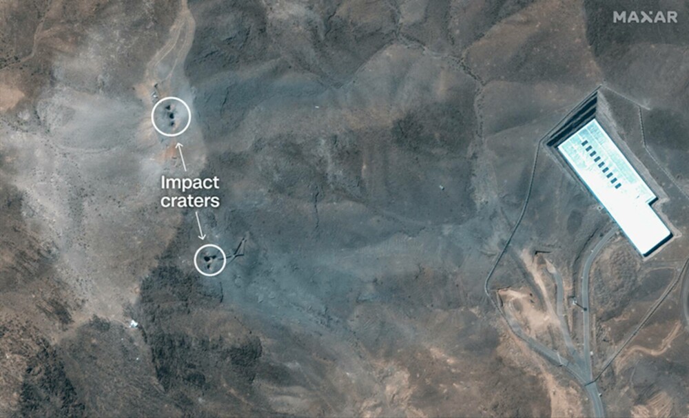 Ce arată imaginile din satelit după atacurile SUA asupra instalației nucleare de la Fordow. GALERIE FOTO - Imaginea 1