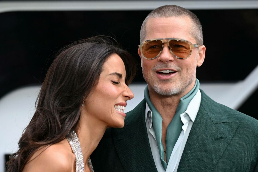 Brad Pitt și Ines de Ramon, apariție elegantă la Londra. Cu ce ținută a impresionat partenera lui. GALERIE FOTO - Imaginea 2